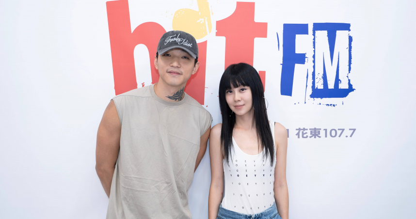 白安與蔡維澤暢聊戀愛觀。（圖／Hit Fm聯播網提供）
