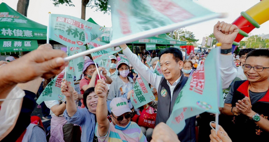 民進黨立委林俊憲爭取黨內提名，參選2026台南市長。（圖／林俊憲臉書）