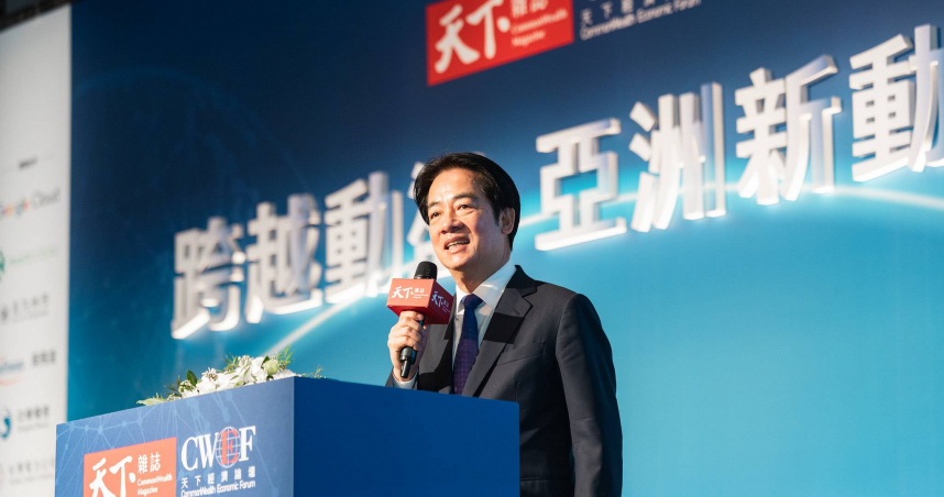 賴清德表示，臺灣仍屹立不搖，臺海仍維持相當程度的穩定，外資更大舉投資臺灣。（圖／取自總統府網站）