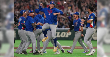 台灣隊於經典賽C組預賽中擊退韓國隊。（圖／達志／美聯社）