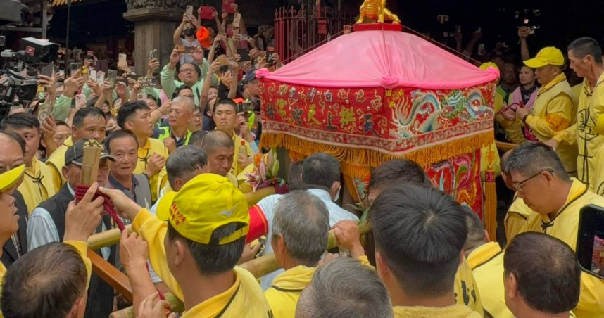 白沙屯媽祖進香吸引大量信眾參與。（圖／翻攝臉書／白沙屯拱天宮）
