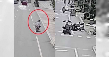 情侶騎車情難自禁…男頻伸手撫摸女友 下一秒悲劇了