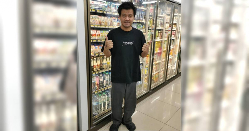 陳康岳返台前面容憔悴、身形暴瘦。（圖／王元照提供）