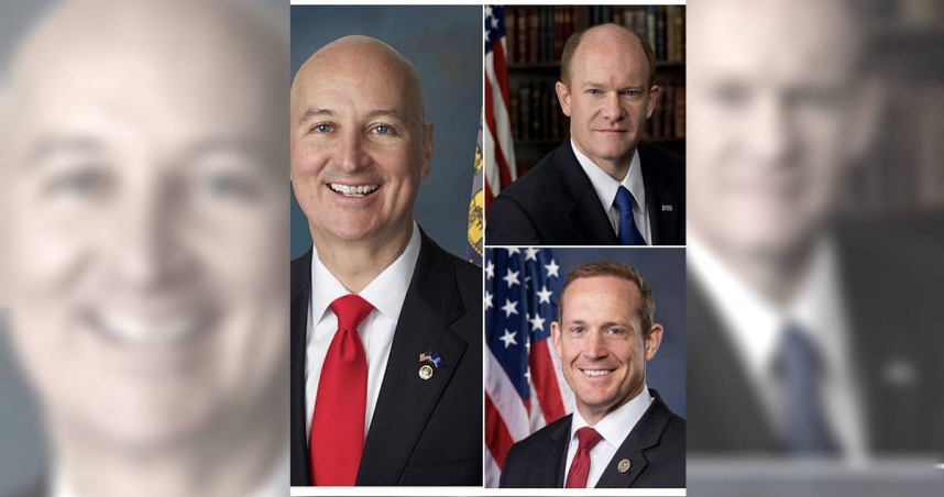 美國聯邦參議院外交委員會亞太小組一行訪台。(圖／AIT 臉書)