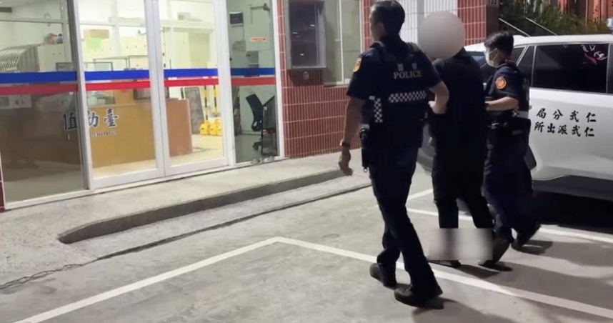 警方循線逮到王姓嫌犯。（翻攝照片／洪靖宜高雄傳真）