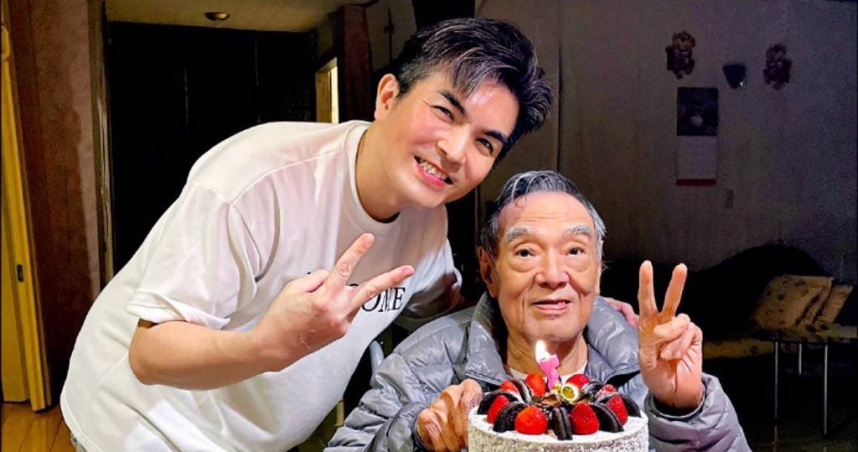 兒子張志群與爸爸張育安。（圖／翻攝張志群臉書）