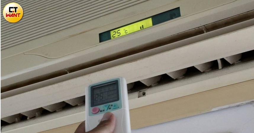 一名網友分享，冷氣調26度搭配電風扇就很舒服，還能更加省電。（示意圖／CTWANT資料照）