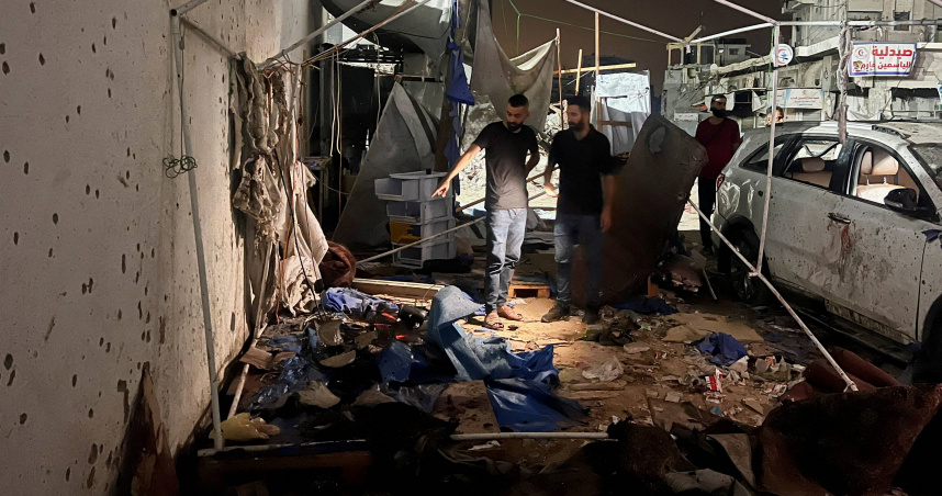 半島電視台稱其記者夏立夫、奎凱和三名攝影記者在該處被殺害。（圖／達志／路透社）