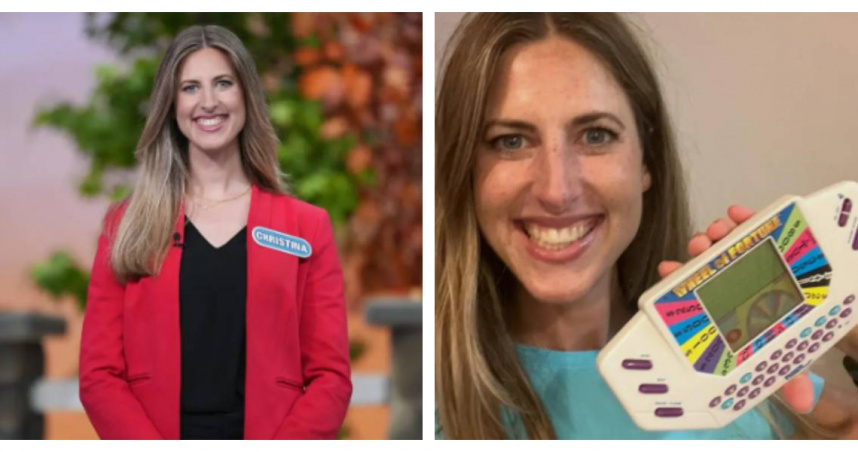 德雷維亞尼克自小就是《幸運之輪》鐵粉，曾經玩過90年代的掌上型遊戲機，如今圓夢奪下百萬獎金。（圖／翻攝自CBS、翻攝自IG，_solvingabc）