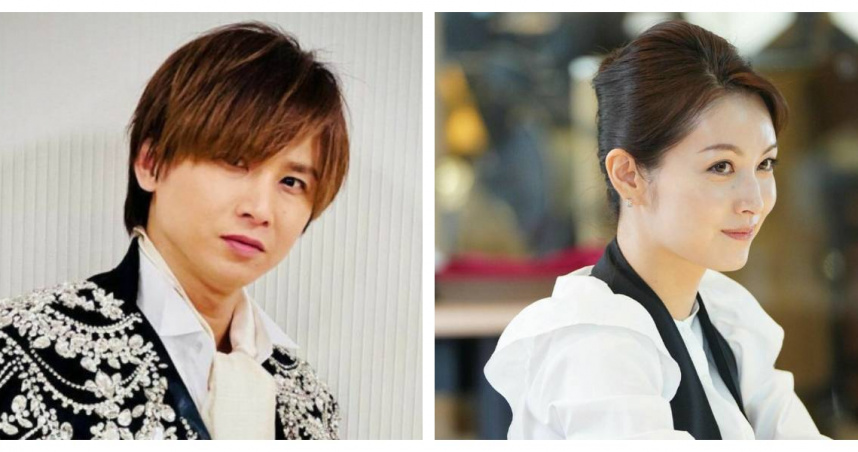 堂本光一傳出將與交往多年的女星佐藤惠結婚，預計10月30日公布詳情，引發粉絲熱烈關注與祝福。（圖／翻攝自堂本光一、佐藤惠IG）