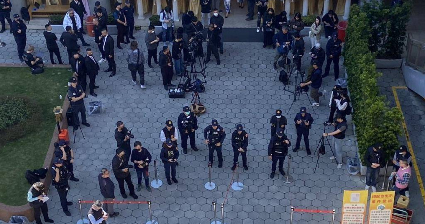 竹聯幫大老吳敦告別式　警出動40人盤查戒備
