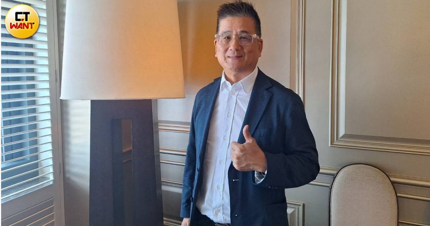 冠星主要業務為棉混紡針織布，最大客戶為Adidas占營收3~4成。圖為董事長林錦茂。（圖／林榮芳攝）