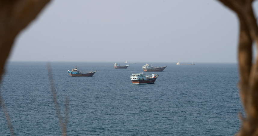 為荷莫茲海峽控制權，美伊兩國從軍事行動轉向經濟戰。（圖／達志／路透社）