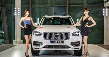 台北車展VOLVO嬌點曝光 凱渥、伊林6大名模站台