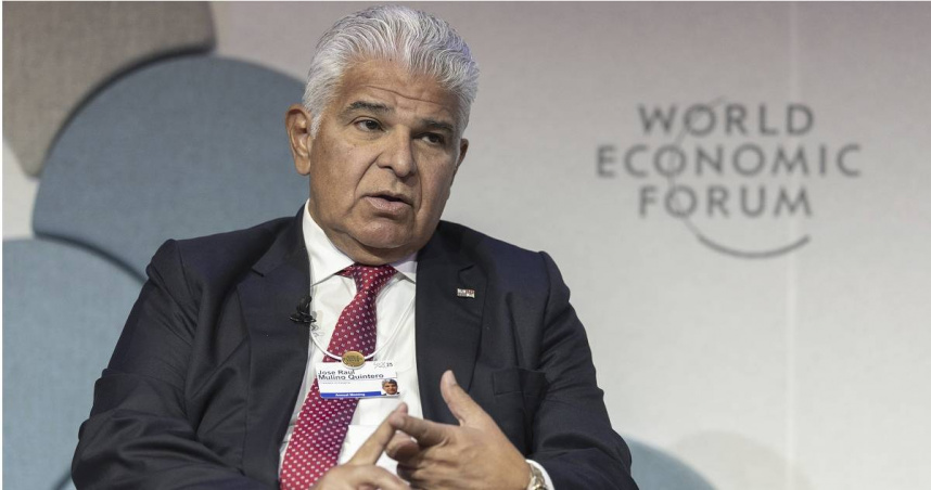 巴拿馬總統穆利諾（José Raúl Mulino）。（圖／達志／美聯社）