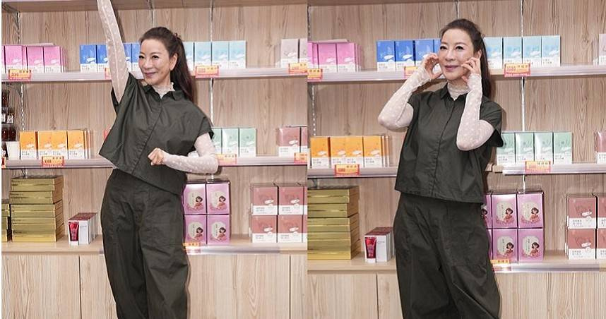 楊繡惠19日透露爸媽近況。（圖／中國時報池宗玲記者攝）