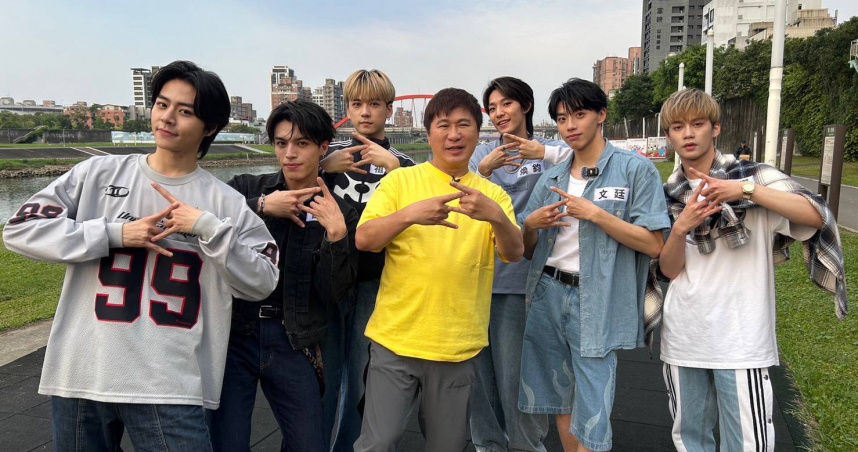 胡瓜邀請Ozone上節目，組一日限定男團。（圖／下面一位提供）