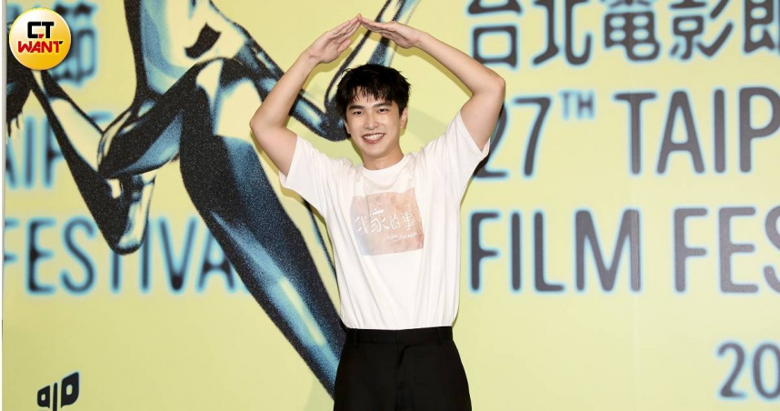 曾敬驊在電影中飾演「夏仔」，入圍最佳男配角。（圖／侯世駿攝）