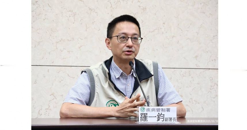 衛福部疾管署副署長羅一鈞今天召開記者會，重申3點澄清事項。（圖／疾管署提供）
