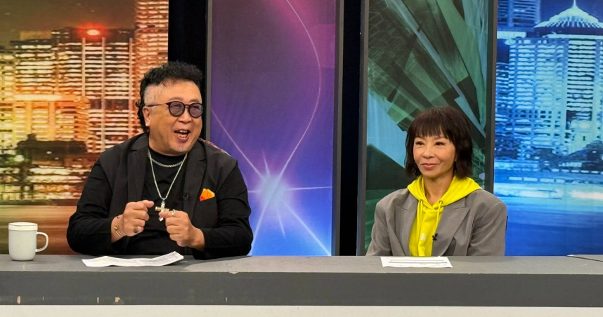 鮑比達（左）和范怡文，一起上節目宣傳演唱會。（圖／JET提供）