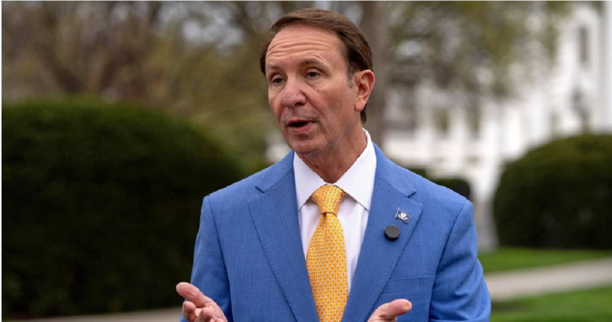 路易斯安那州州長傑夫蘭德里（Jeff Landry）已被任命為美國格陵蘭特使。（圖／達志／美聯社）