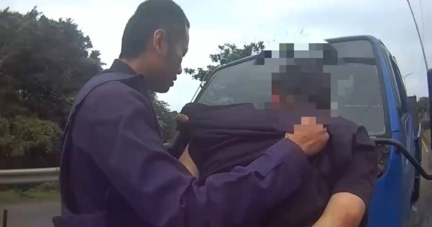 囂張！失蹤人口偷報廢車竟「撞破車場大門」　警包夾逮人驚覺他毒駕