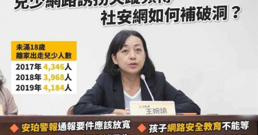 每年有6000兒少失蹤 台灣「安珀警報」沒響過