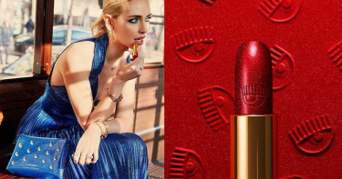 LANCÔME x CHIARA FERRAGNI眨眼藍潮限量彩妝【圖／chiaraferragni IG，LANCOME提供】