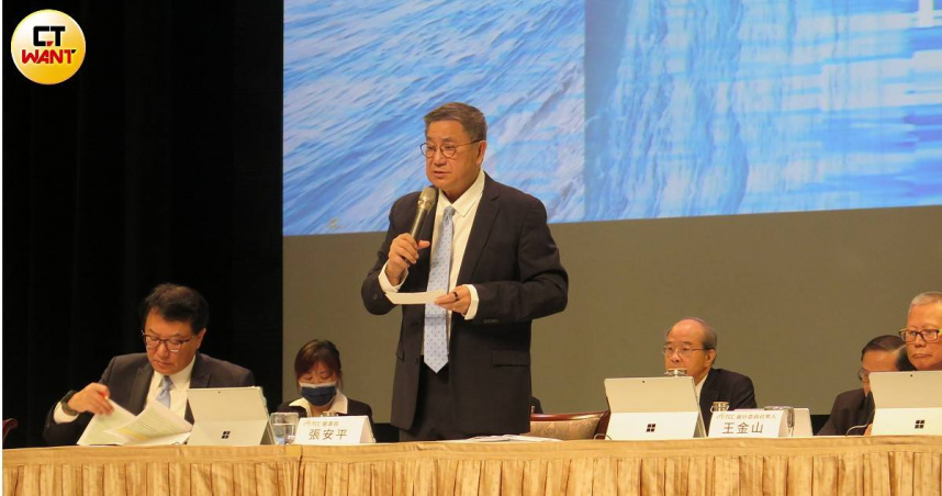 台泥董事長張安平。（圖／陳曼儂攝）