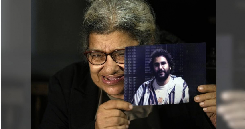 69歲婦人萊拉蘇維夫（Laila Soueif）不滿兒子遭埃及政府拘禁，便自2024年9月29日起展開絕食抗議。（圖／達志／美聯社）