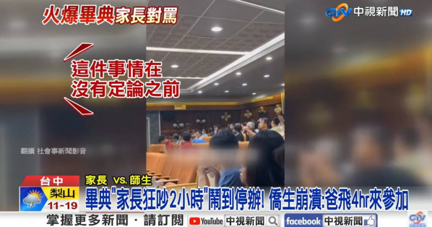 社群平台瘋傳夢境文，還原現場性平風暴。（圖／中視新聞）