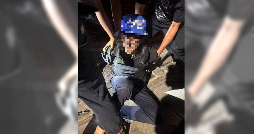 警方鎖定陳男嫌疑重大，晚間於新莊將其拘提到案。（圖／翻攝畫面）