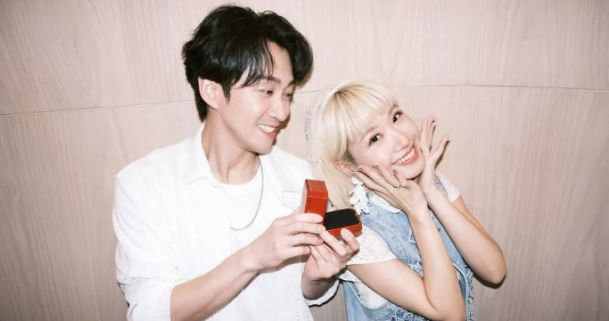 Lulu、陳漢典宣布結婚。（圖／翻攝自instagram＠sunnygirl800424）