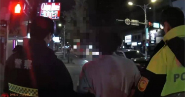 31歲宋姓男子被帶回派出所。（圖／大同警分局提供）