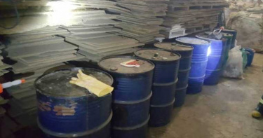 嘉義工廠冒出濃煙 消防員搶救發現毒內幕