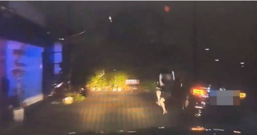 逃逸移工夜闖死巷翻車棄逃，警火速鎖定身分全城追緝中。（圖／翻攝畫面）