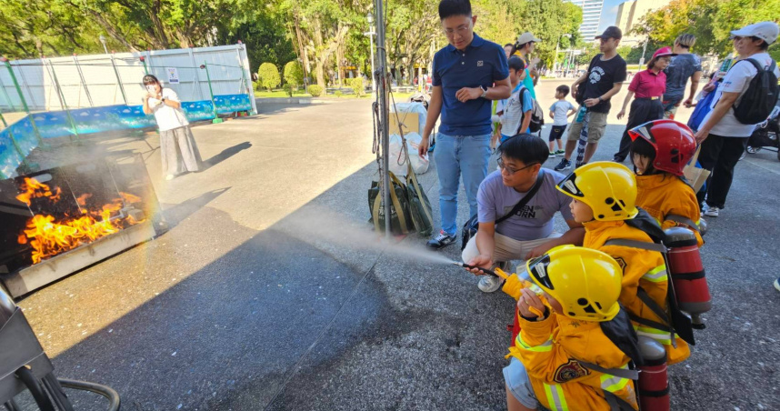 台北市政府19日於國父紀念館廣場舉辦「115年國家防災日」。（圖／翻攝畫面）