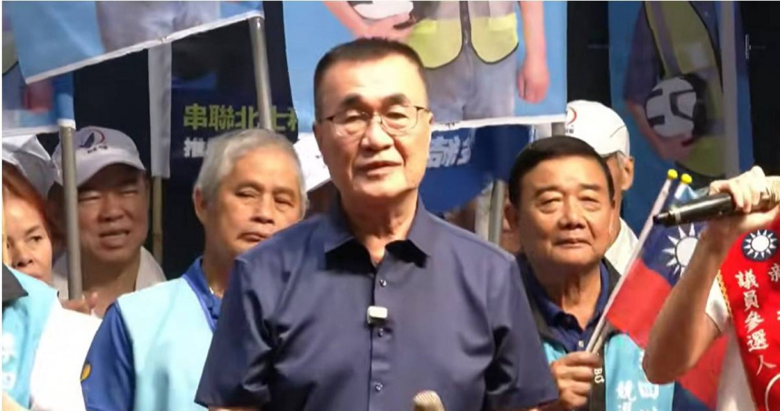 李四川表示，謝謝鶯歌所有里長跟鄉親的支持。（圖／翻攝自中天新聞）