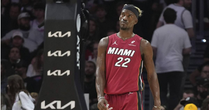 NBA邁阿密熱火人氣球星巴特勒（Jimmy Butler）。（圖／達志／美聯社）