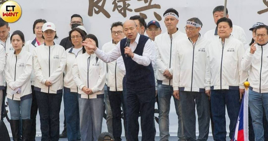 韓國瑜保護立院幕僚心切，今天在度公開重申，秘書長周萬來依法不必到立院委員會備詢（圖／黃威彬攝）