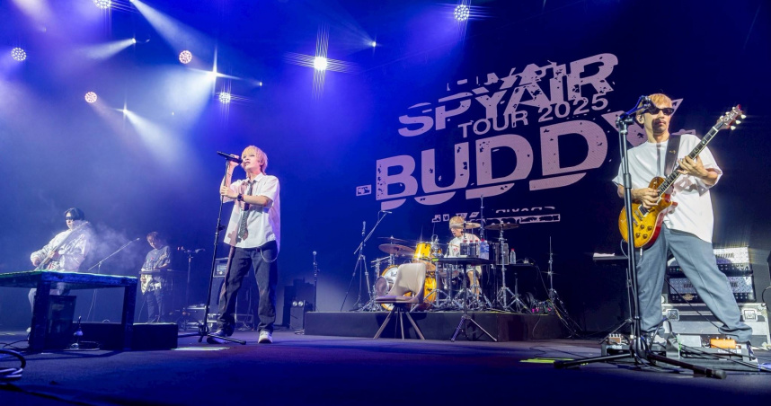 SPYAIR迎接出道20週年啟動亞洲巡演，今晚於台北Legacy TERA開唱。（圖／梵思娛樂提供）