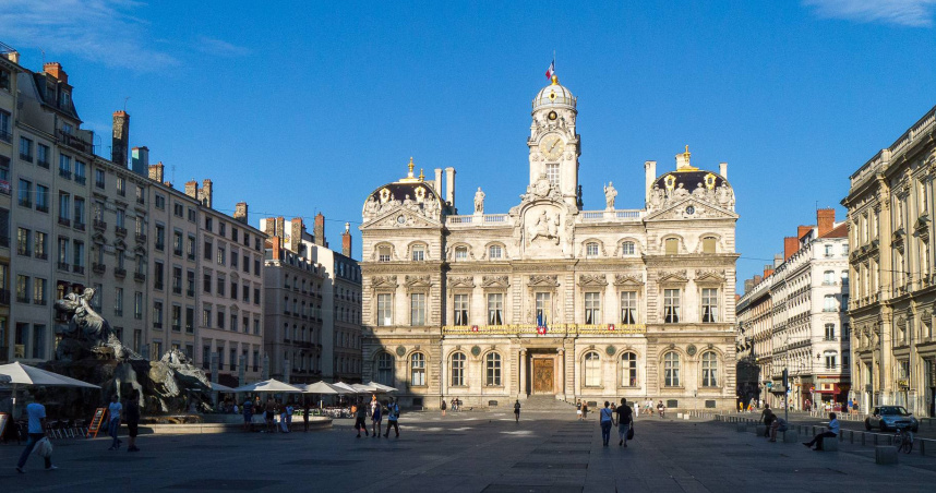 里昂市政廳。（圖／翻攝自維基百科）