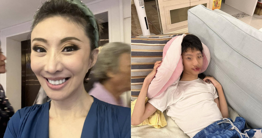 李宇柔的15歲兒子罹患罕病AADC,今晨在睡夢中離世。(圖/翻攝自李宇柔臉書)