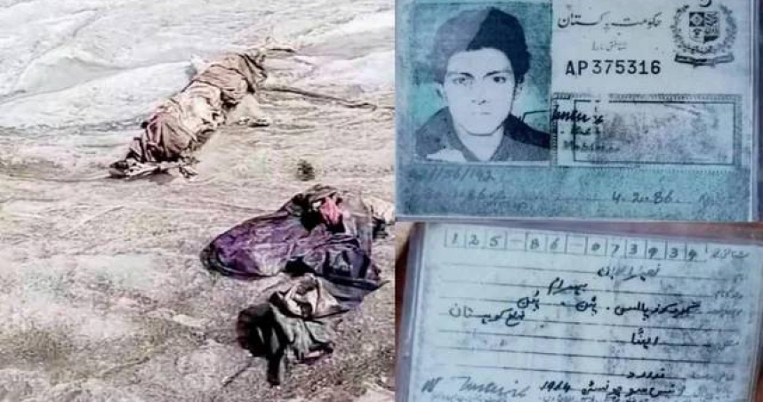 巴基斯坦科希斯坦冰川消融，揭開28年前雪崩失蹤男子的完整遺體。（圖／翻攝自X）