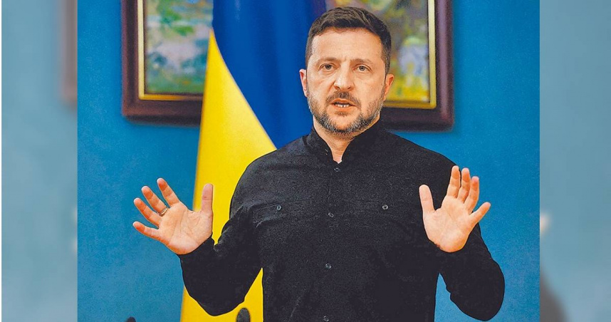 烏克蘭總統澤倫斯基。（圖／達志／路透社）