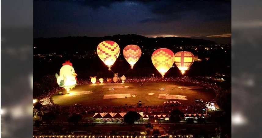 台中市石岡區熱氣球嘉年華29日至31日登場，台中市警局東勢分局24日表示，3天活動下午3時至晚間8或9時將實施交通管制，包含國校巷規畫為行人徒步區、豐勢路1巷實施單向入場等。（圖／石岡區公所提供）