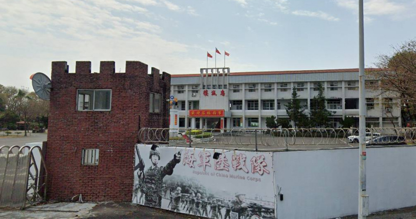 高雄海軍陸戰隊發生士官慘死事件。（軍營示意圖／翻攝自Google map）