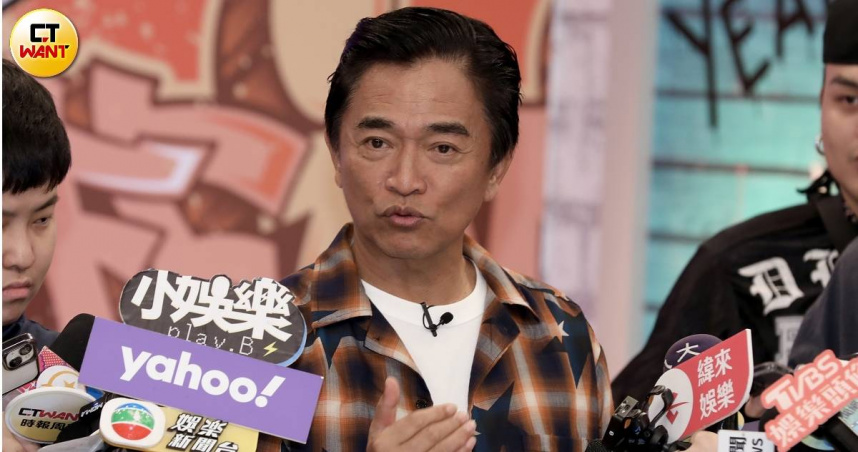 坤達逃兵被起訴，回歸《綜藝玩很大》恐生變，吳宗憲幫腔「希望大家可以多多的見諒」。（圖／侯世駿攝）