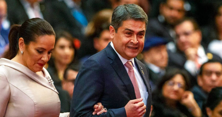 川普特赦前宏都拉斯總統葉南德茲。（圖／達志／美聯社）