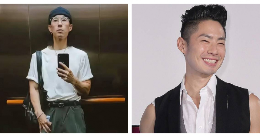 吳建豪近日曬出電梯自拍照，臉頰凹陷、身形消瘦，引發外界關注。（圖／翻攝自微博，吃瓜日記、報系資料照）